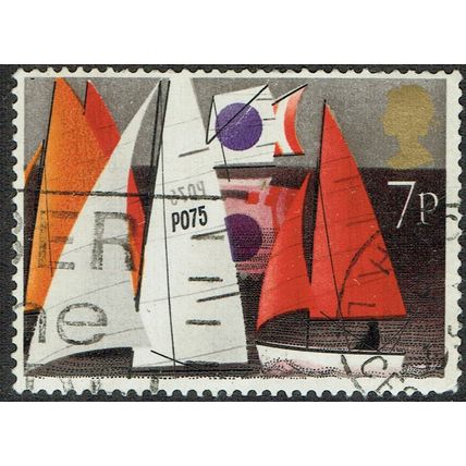 1975 Sailing 7p Multicoloured SG980 FU