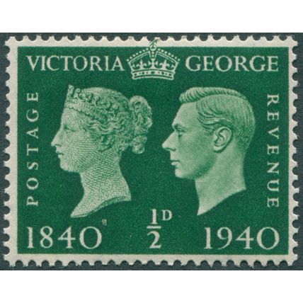 Great Britain 1940 ½d green SG 479 unused