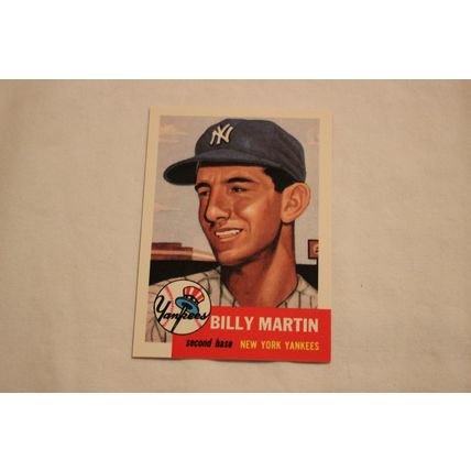 Alfred Billy Martin 1991 Topps 1953 Archives NO. 86