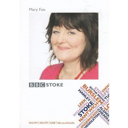 Mary Fox BBC Radio Stoke Cast Card Photo