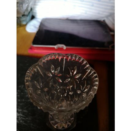 Lovely Posy Vase Cut Glass