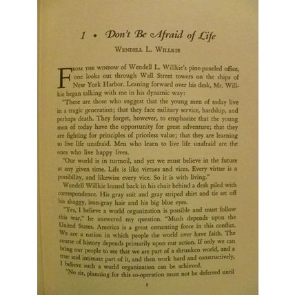 THEY WORK FOR TOMORROW by ROBERT M BARTLETT 1943 HC AMERICAN LEADERSHIP STORIES