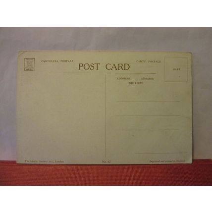 A BOY WITH A RABBIT by Sir H Raeburn unused vintage postcard =