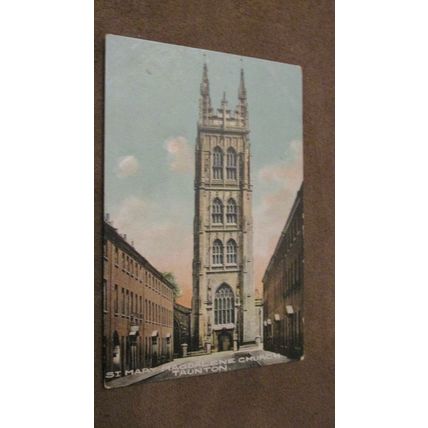 1906 fr Postcard - St Mary Magdalene church - Taunton, Somerset