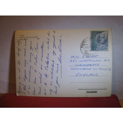 multiview, PUERTO DE POLLENSA, MALLORCA, SPAIN. used postcard #