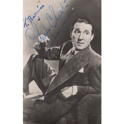 Charlie Chester Comedian Music Hall Antique Hand Signed Photo