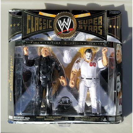 wwe wwf ljn deluxe classic superstars bobby heenan & abe schwartz figures
