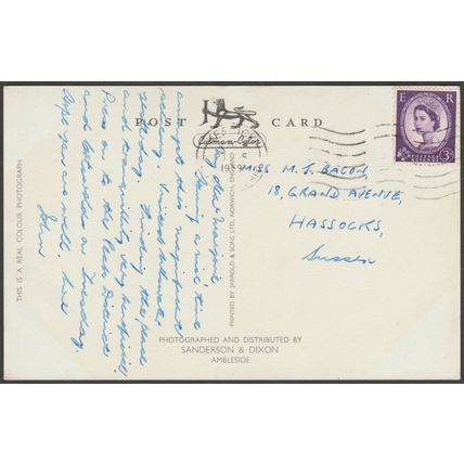 Langdale Pikes, Westmorland, 1959 - Jarrold Postcard