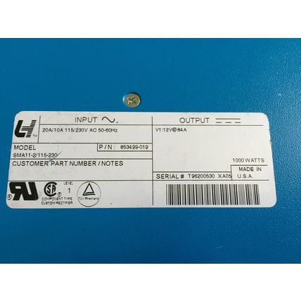 NEW LH SMA11-2/115-230,853499-019 SUPER-MITE-A, LH RESEARCH POWER SUPPLY,EA