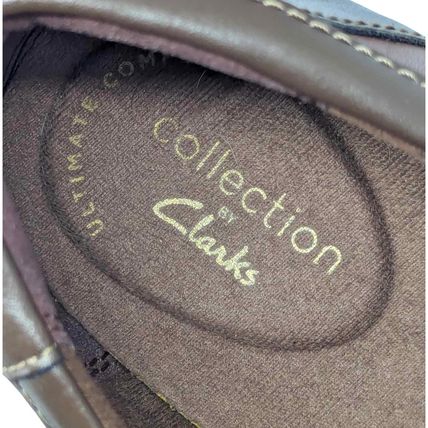 Ultimate Comfort Collection by Clarks Ashland Bubble Loafers Brown Leather 10M