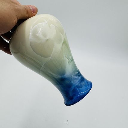 Vintage Shiwan 20th Century PROC 1970-1980 Chinese Porcelain Vase Iridescent 7.5