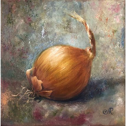 Still Life Garlic and Onion Oil Painting