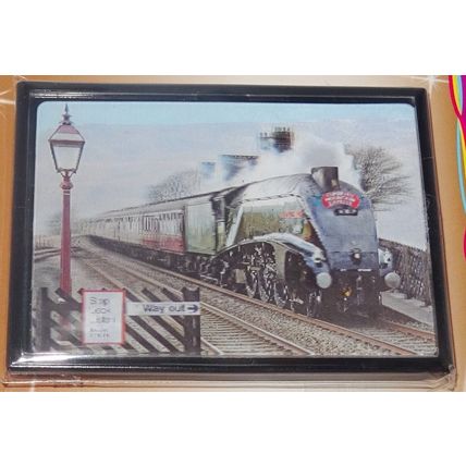 STEAM TRAIN fridge magnets 3D or Antique brass effect 8 choices