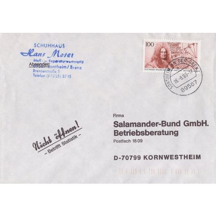 TEN COVERS GERMANY COLLECTION Slogans Advertising Commercial ZAYIX 0524M0129