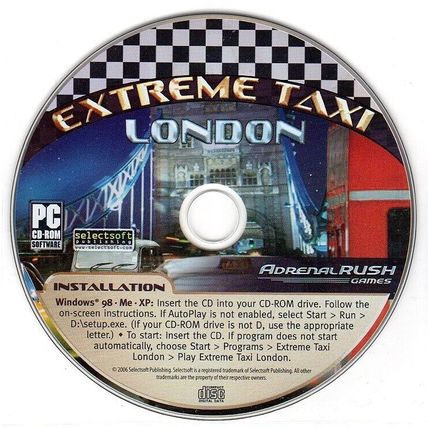 Extreme Taxi: London (PC-CD, 2006) Windows 98/Me/XP/Vista/7 - NEW CD in SLEEVE
