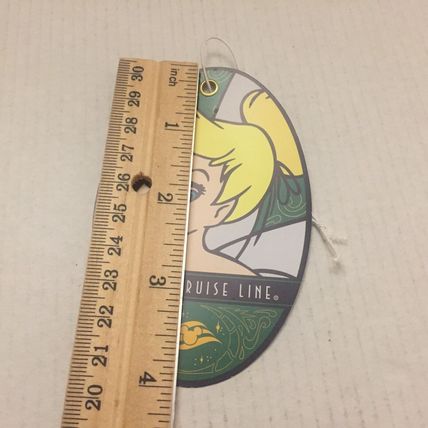 New Disney Cruise Line Tinkerbell 4'' Luggage Tag Card