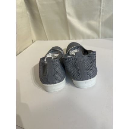 Musshoe Elastic Knit Flexible Pull On Walking Shoe/Sneakers Women's Size 11 Grey