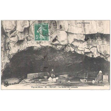 63 - Royat - la grotte des laveuses