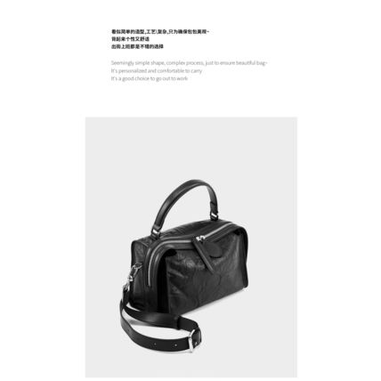 Women Genuine Leather Large Purses Handbags Black