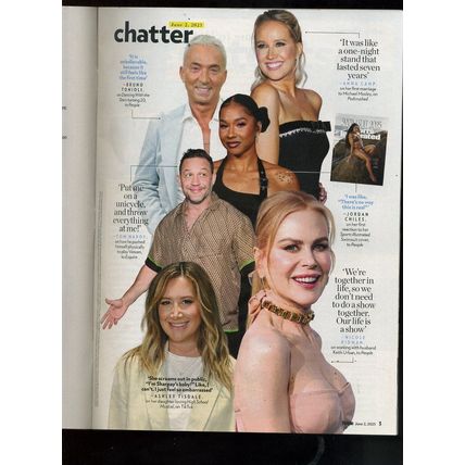 PEOPLE MAG June 2, 2025 HOT SUMMER featuring SHABOOZEY BRAD PITT TAYLOR/BLAKE