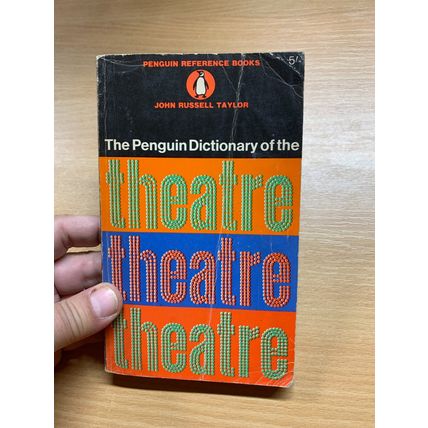 1966 "THE PENGUIN DICTIONARY OF THE THEATRE" J R TAYLOR PAPERBACK BOOK (P2)