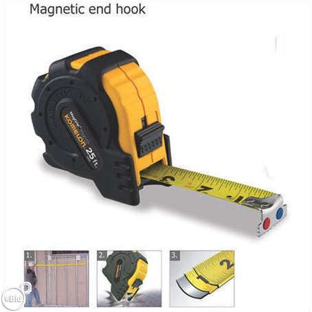 MagGrip Magnetic end hook Tape Measure 30 feet