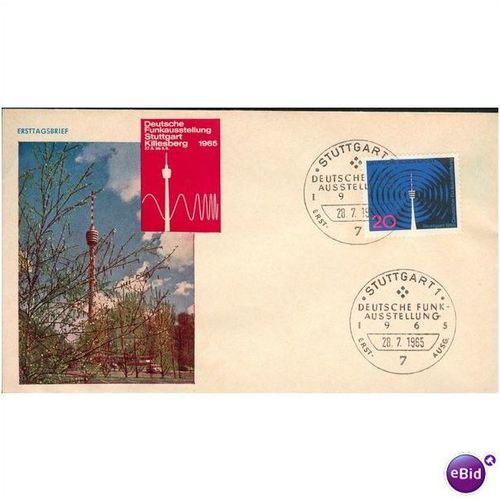 Germany FDC 1965 - SG 1402 - Deutsche Radio Exhibition Stuttgart