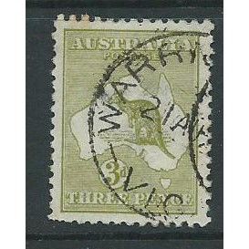 Australia stamp kangaroo stamp sg37 used fu
