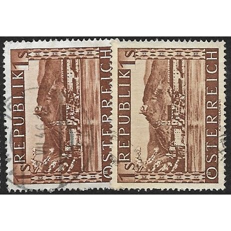 1945/1947 Michel 767I+767II - fine used (o)
