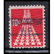 C72a 10c Fifty-Star Runway Fine MNH PreCnx ZA3823