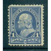264 1c Benjamin Franklin Just Clears MHR M02918