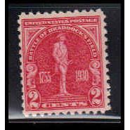 688 2c Battle of Braddock Barely Clears MNH O2632
