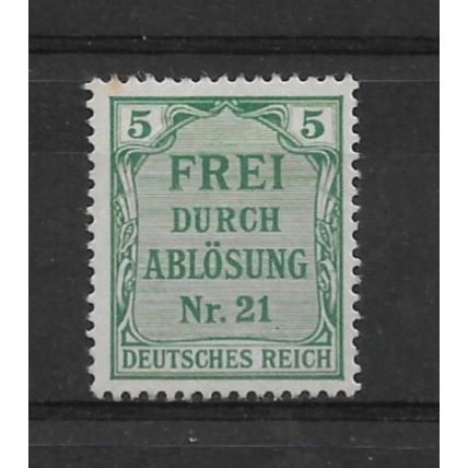 Germany.TheThirdReich.D84 5pf Green.Mounted Mint.Nov21