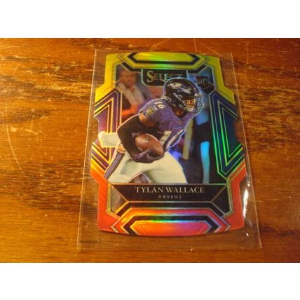 2021 Panini Select, 4-Die Cut Prizms, Red/Silver/Yellow, TRASK/HARRIS ++