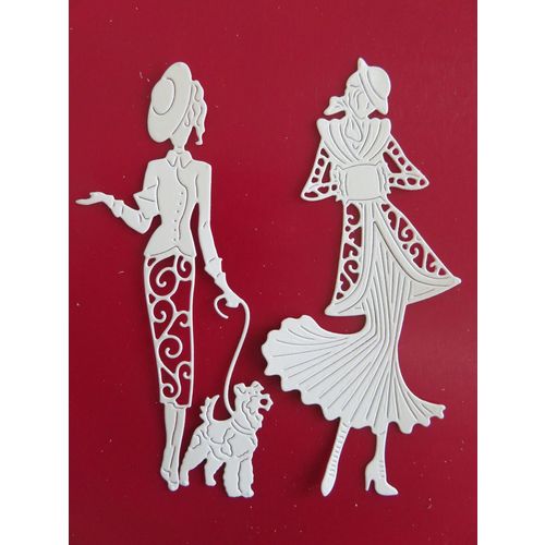 6 x Tattered Lace Die Cuts Winter Stroll & Winter Walks