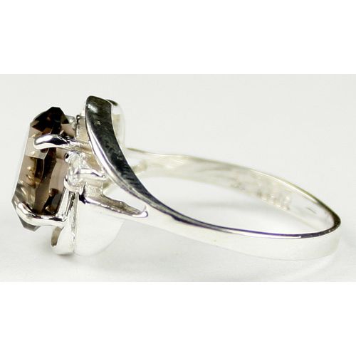 Smoky Quartz, 925 Sterling Silver Ladies Ring, SR021