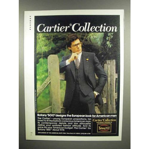 1979 Botany 500 Cartier Collection Clothes Ad