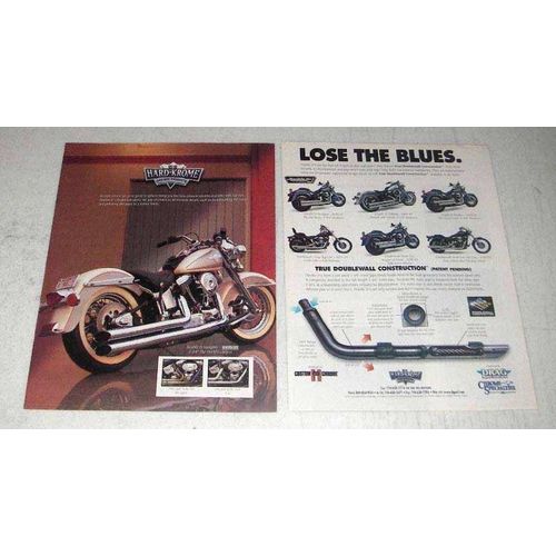 2001 Hard-Krome Double D's Doublewall Pipes Ad - Lose the Blues