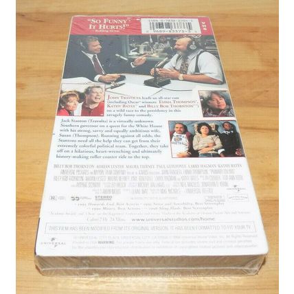 Primary Colors VHS Tape 1992 John Travolta Emma Thompson New Sealed