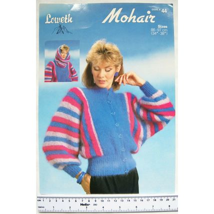 Vintage: Loweth No. 44, mohair jacket with detachable cowl