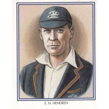 EH Patsy Hendren Middlesex Cricket Club Cricketer Rare Cigarette Card