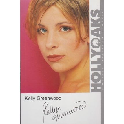 Kelly Greenwood Hollyoaks Vintage Official Rare Cast Card Photo