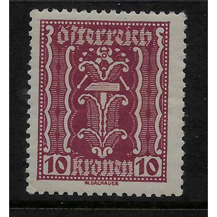 AUSTRIA 1922 PINCERS AND HAMMER 10K RED SG 468 M MINT