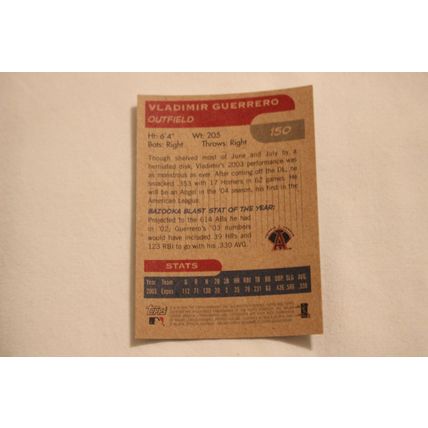 Vladimir Guerrero 2004 Topps Bazooka MINI NO. 150