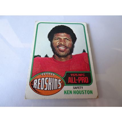 1976 Topps Football Card # 170 Ken Houston Good (2) Washington Redskins