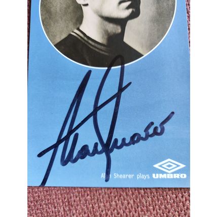 Signed/Autographed, 3.5"x6", Photo by Alan Shearer CBE (Footballer) + COA