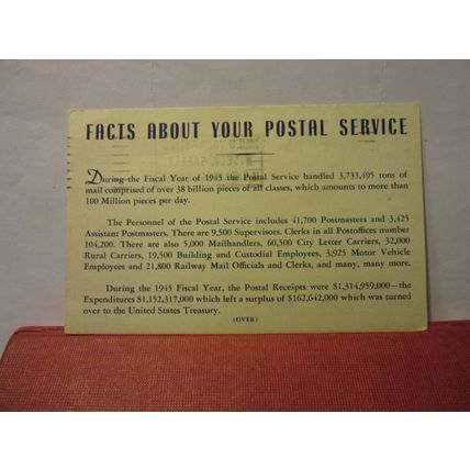 NATIONAL FED. OF POST OFFICE CLERKS EXHIBIT, UNION LABEL EXHIB. ST. LOUIS 1946