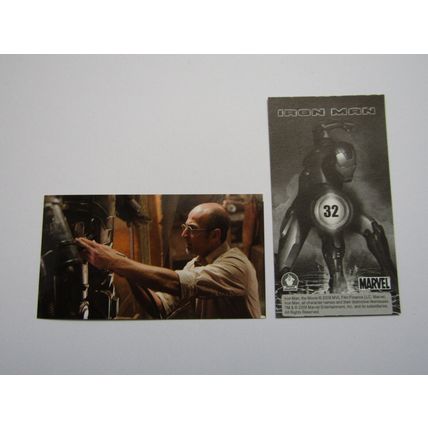 Marvel - Iron Man The Movie 2008 - Preziosi Sticker Drop-down Choice (e18)