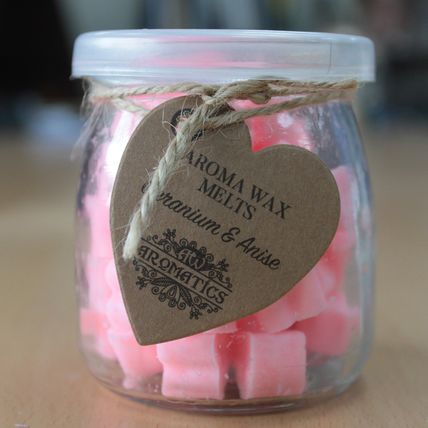 Aroma Wax Melts - Geranium & Anise, 60 Melts