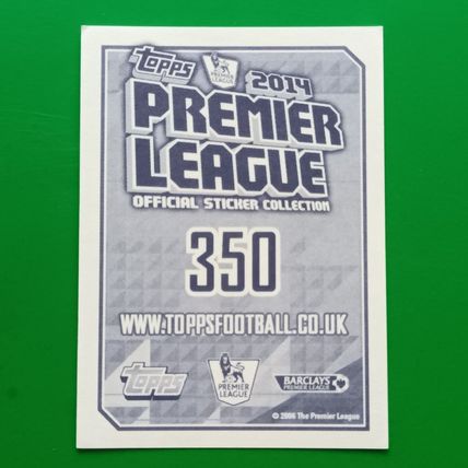 TOPPS Premier League 2014 JOE COLE Sticker #350